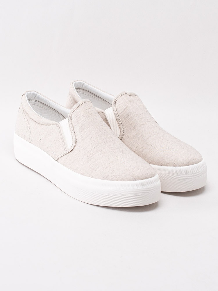 54201018 Vagabond Peggy 4544-280-03 Beige slip on sneakers med platå-3