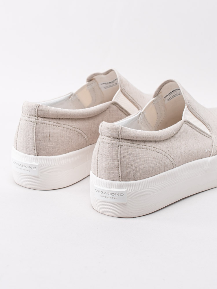 54201018 Vagabond Peggy 4544-280-03 Beige slip on sneakers med platå-7