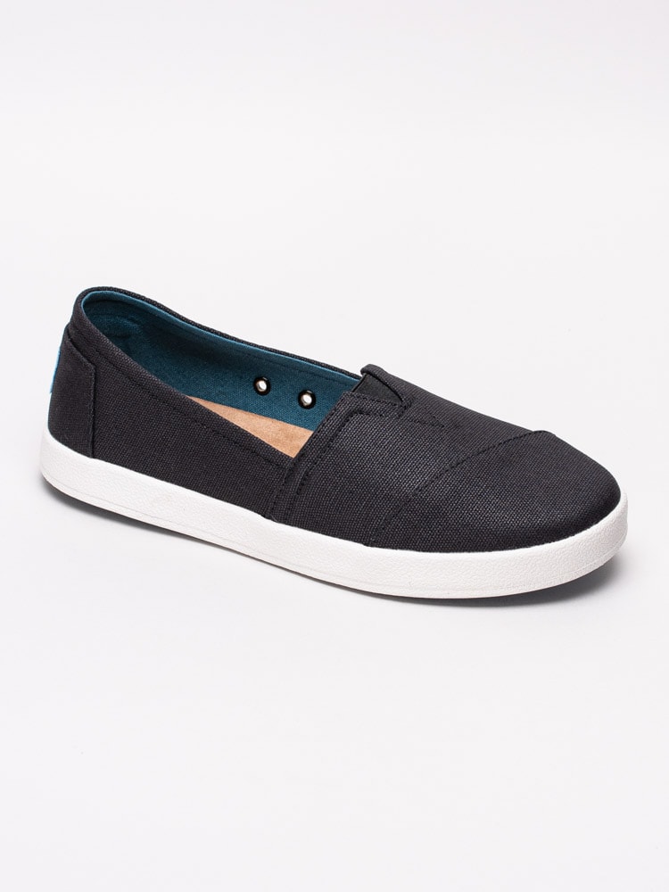 54201022 Toms Avalon 10006322 Svarta slip on tygskor-1