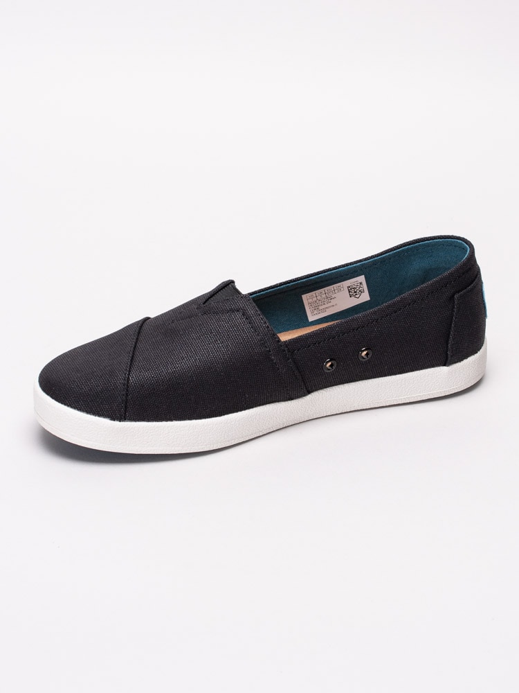 54201022 Toms Avalon 10006322 Svarta slip on tygskor-2