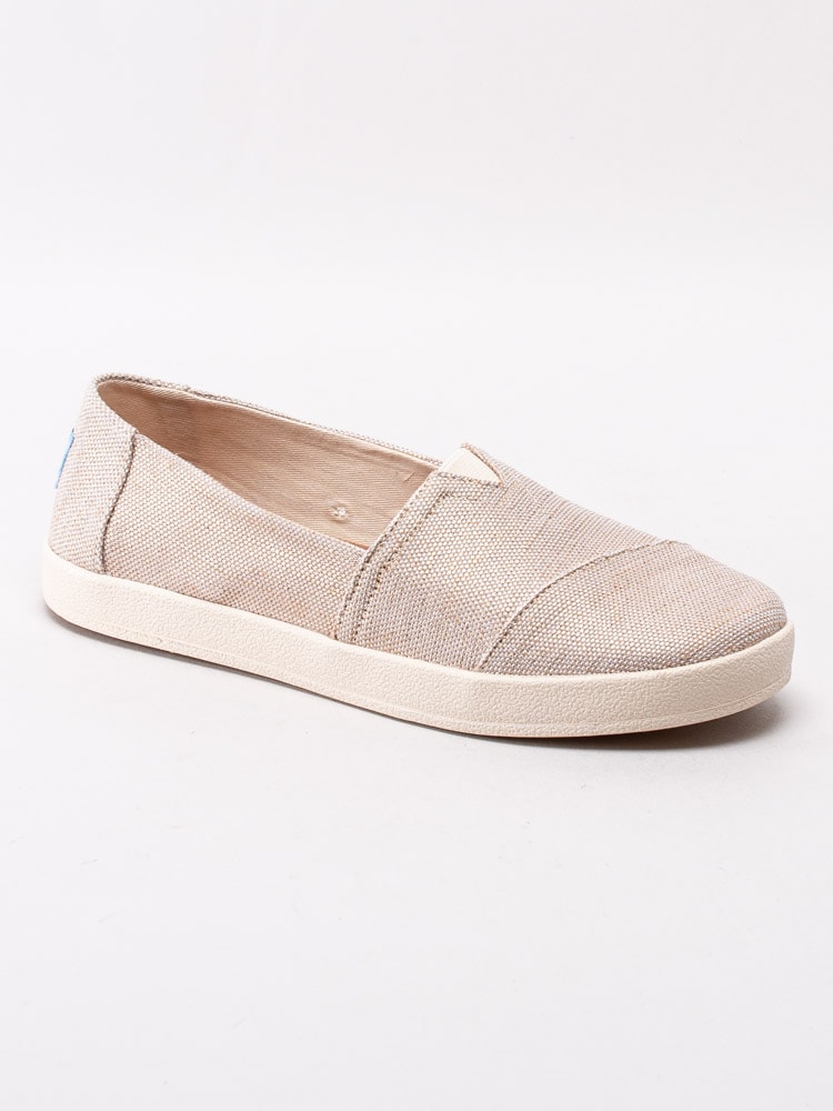 54201023 Toms Avalon 10012400 Rosa skimrande slip on tygskor-1