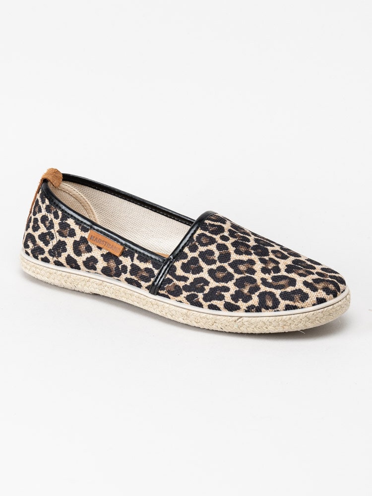 Marstrand - Corvette - Bruna slip on loafers med leopardmönster