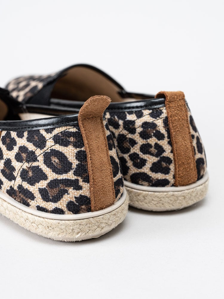 Marstrand - Corvette - Bruna slip on loafers med leopardmönster