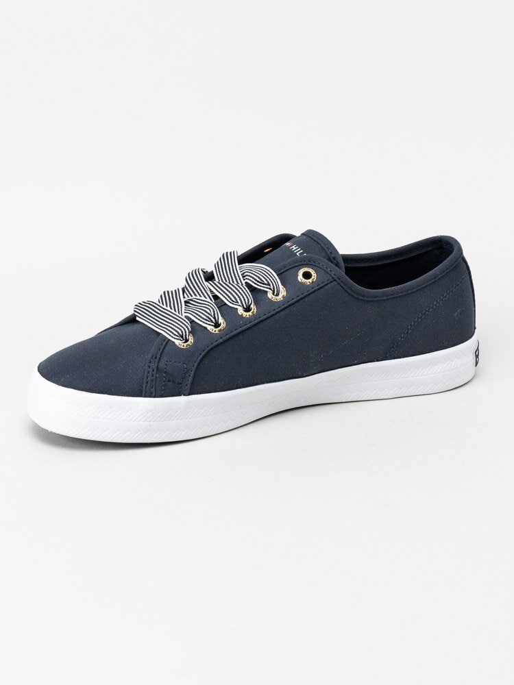 Tommy Hilfiger - Essential Nautical - Mörkblå sneakers i textil