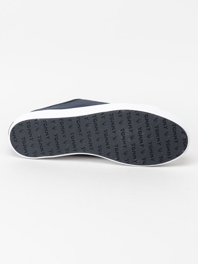 Tommy Hilfiger - Essential Nautical - Mörkblå sneakers i textil