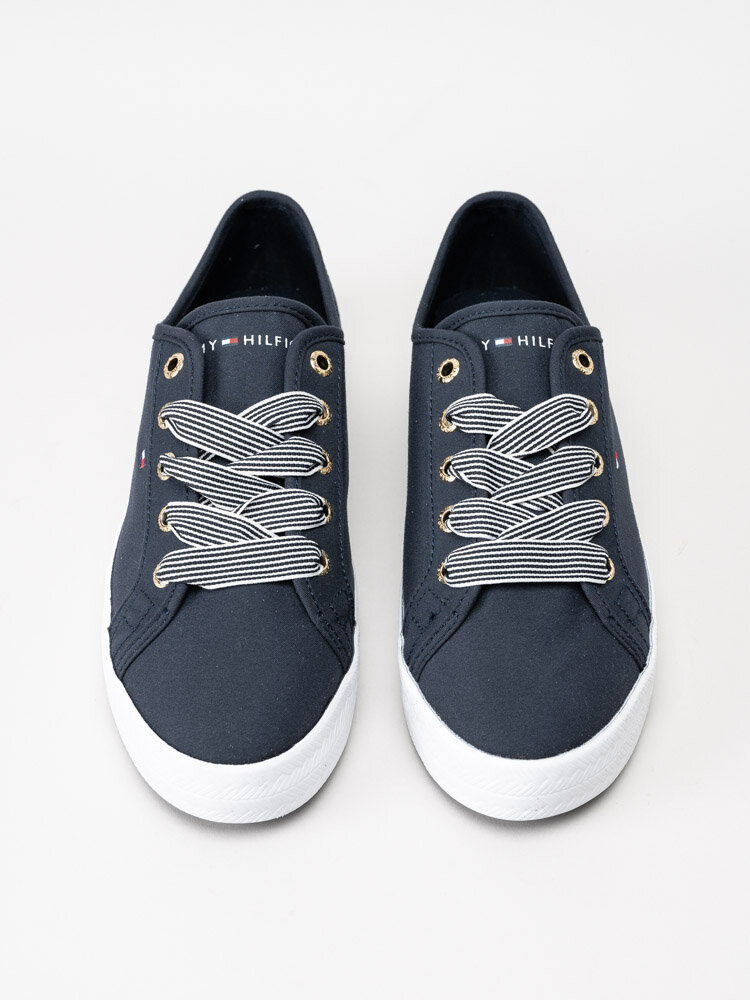 Tommy Hilfiger - Essential Nautical - Mörkblå sneakers i textil