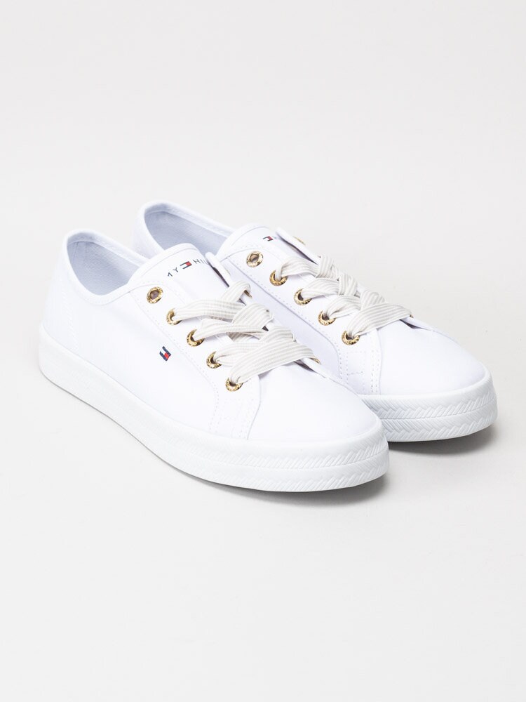 Tommy Hilfiger - Essential Nautical - Vita sneakers i textil