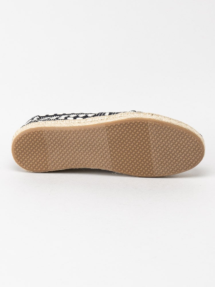 Toms - Alpargata Rope - Svartvita espadrillos i textil