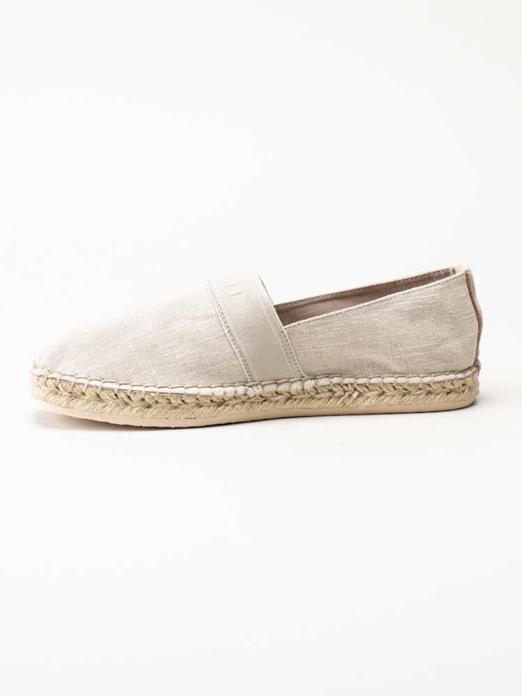 Gant Footwear - Lular Espadrille - Ljusbeige espadrillos i textil