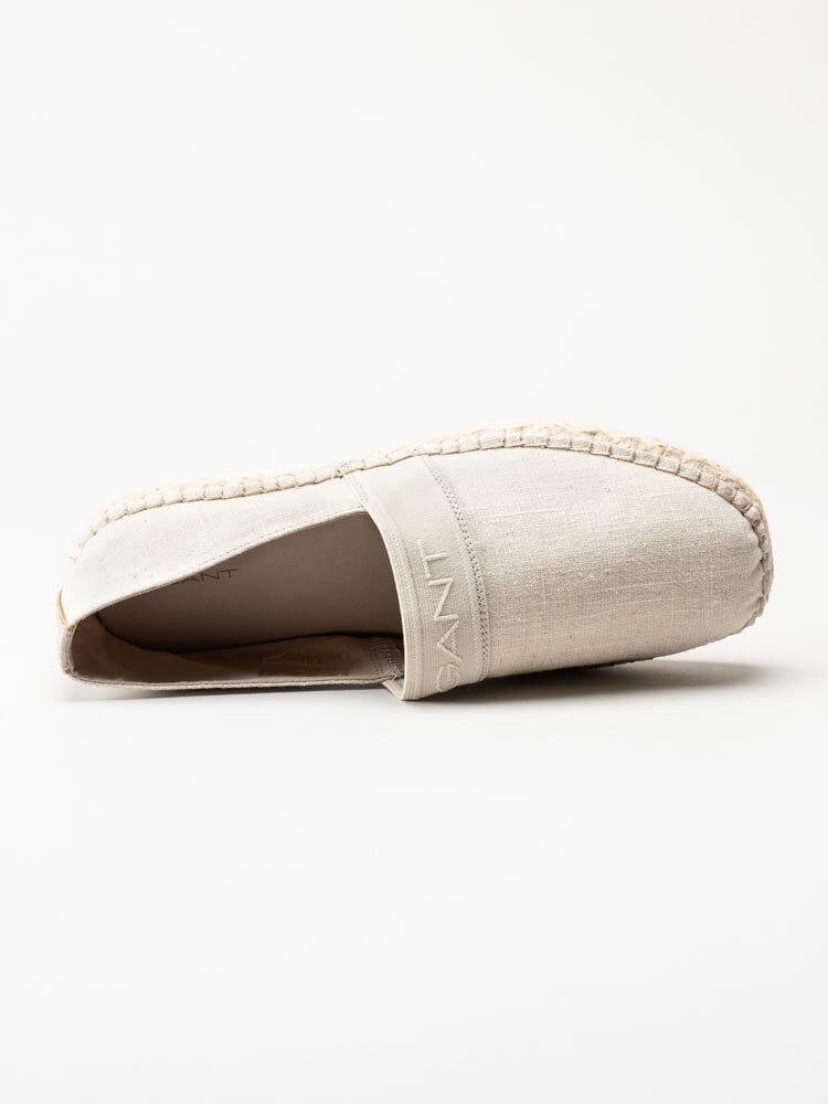 Gant Footwear - Lular Espadrille - Ljusbeige espadrillos i textil