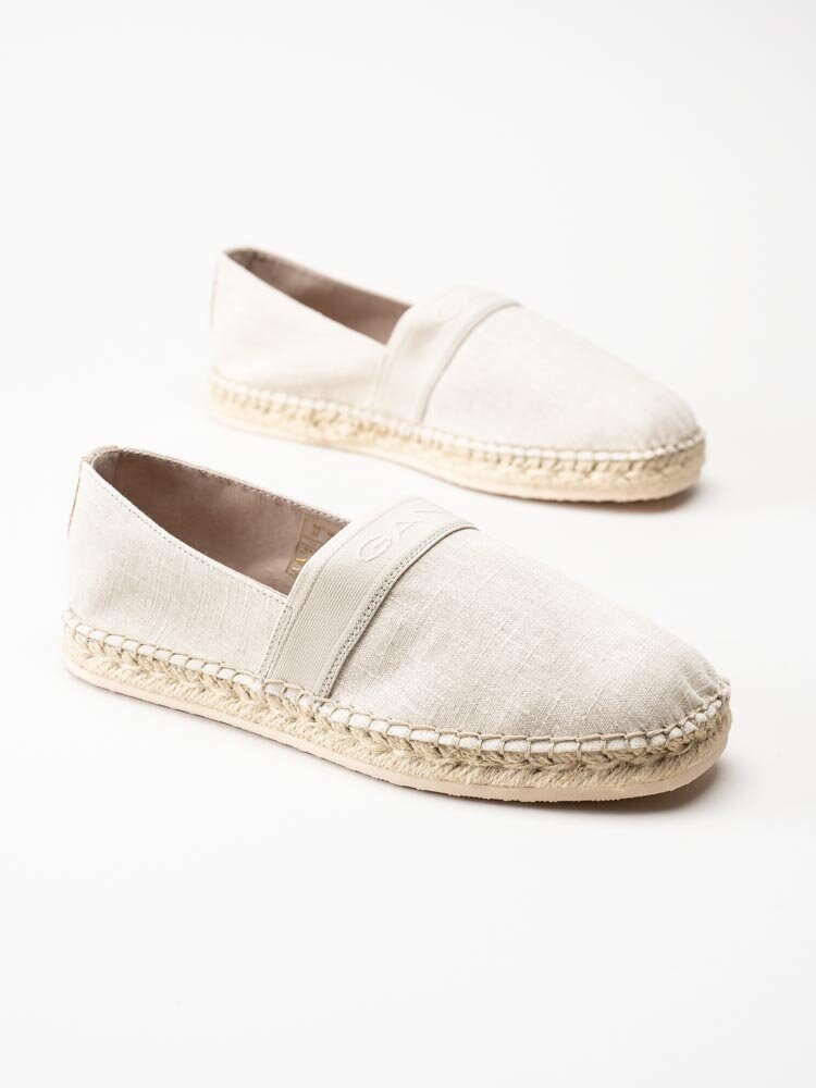 Gant Footwear - Lular Espadrille - Ljusbeige espadrillos i textil