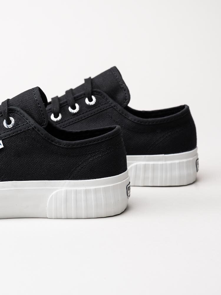 Superga - 2630 Stripe - Svarta sneakers i textil