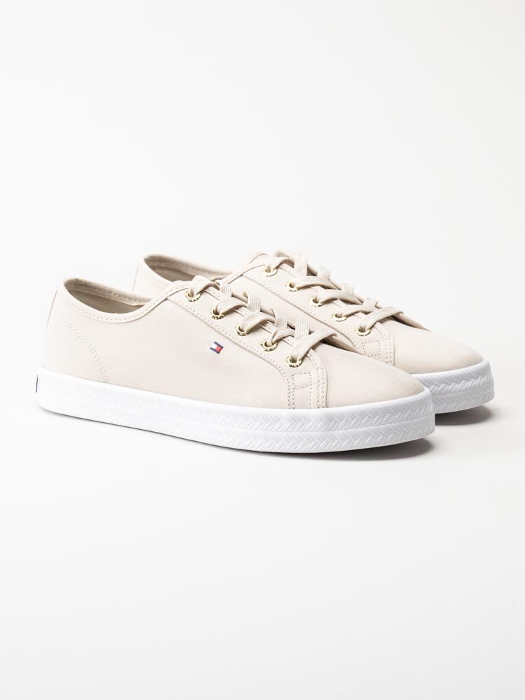 Tommy Hilfiger - Essential Sneaker - Beige sneakers i textil