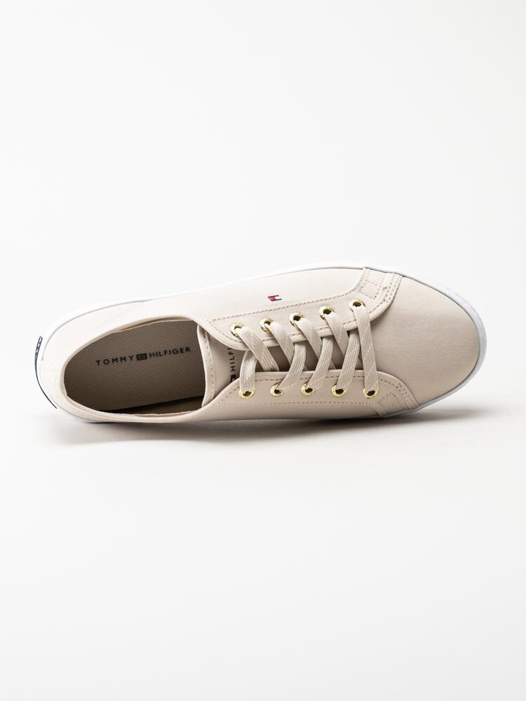 Tommy Hilfiger - Essential Sneaker - Beige sneakers i textil