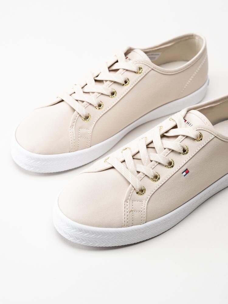 Tommy Hilfiger - Essential Sneaker - Beige sneakers i textil