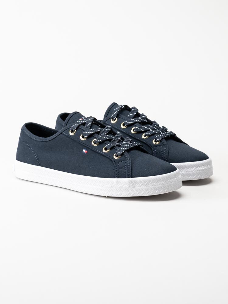 Tommy Hilfiger - Essential Sneaker - Mörkblå sneakers i textil