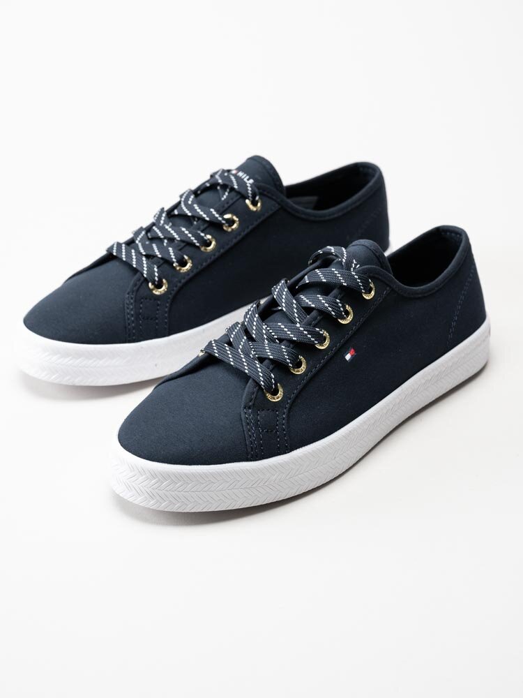 Tommy Hilfiger - Essential Sneaker - Mörkblå sneakers i textil