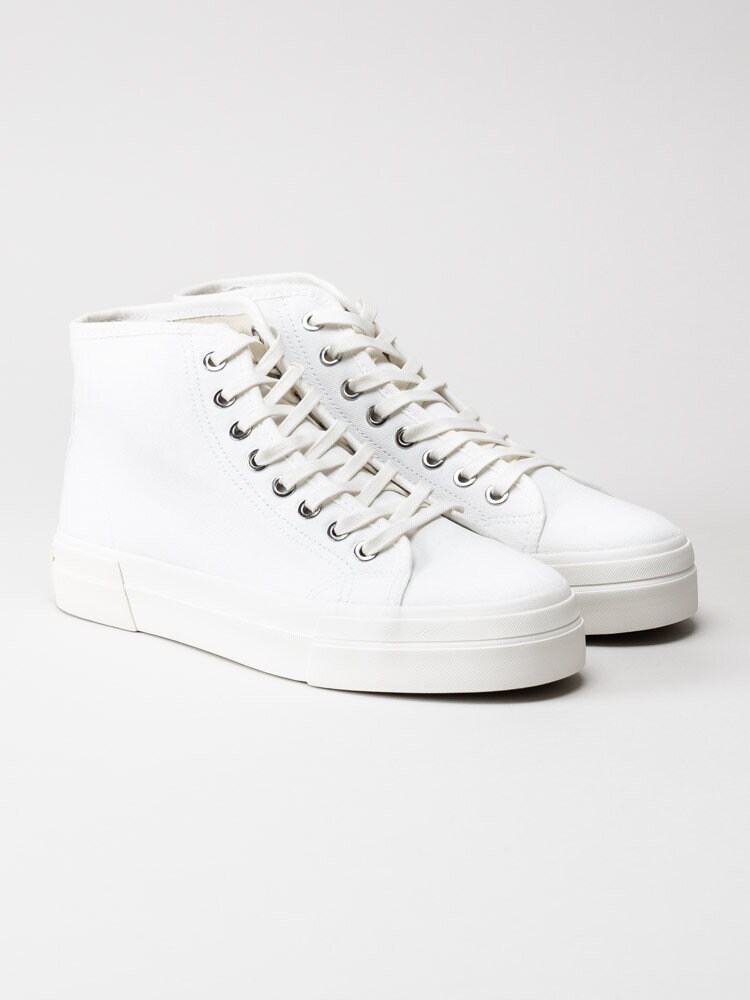 Vagabond - Teddie W - Vita höga canvassneakers