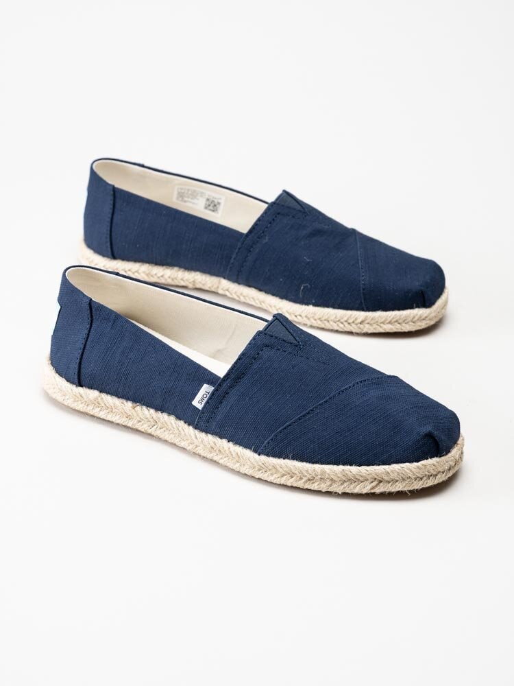 Toms - Alpargata Rope - Blå espadrillos i textil