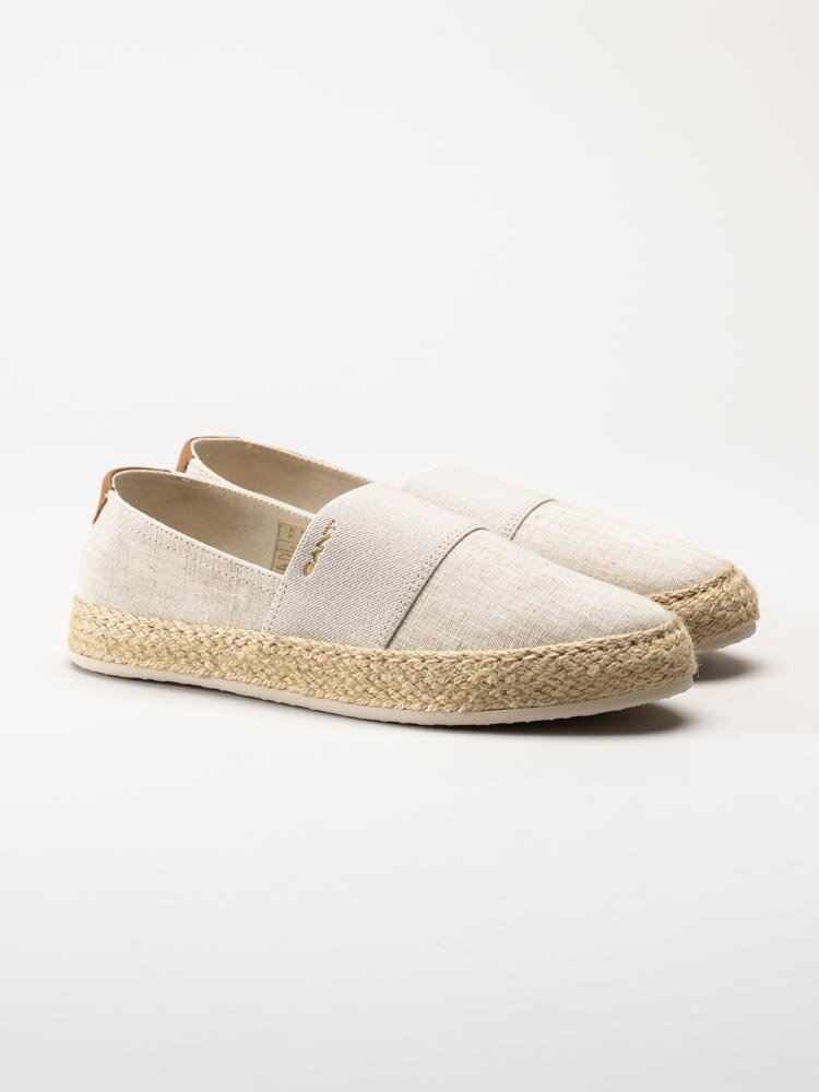 Gant Footwear - Raffiaville - Beige espadrillos i textil