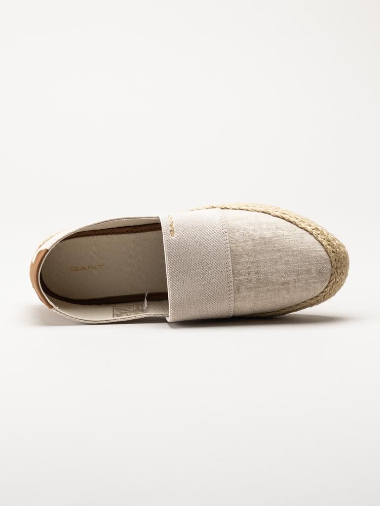 Gant Footwear - Raffiaville - Beige espadrillos i textil