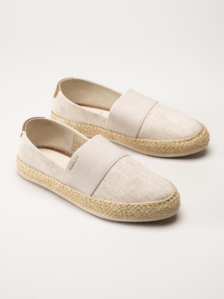 Gant Footwear - Raffiaville - Beige espadrillos i textil