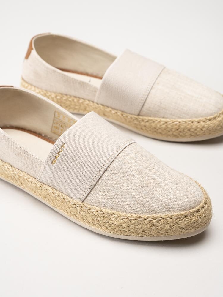 Gant Footwear - Raffiaville - Beige espadrillos i textil