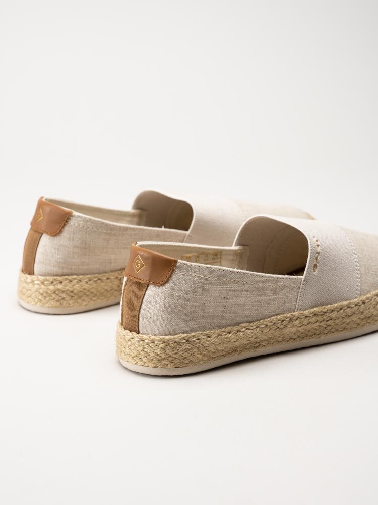 Gant Footwear - Raffiaville - Beige espadrillos i textil