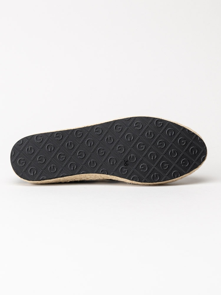 Gant Footwear - Raffiaville - Svarta espadrillos i textil