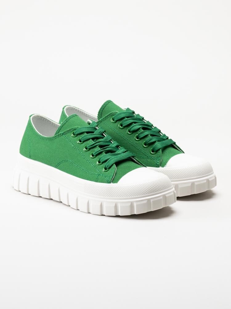 Duffy - Gröna sneakers i textil