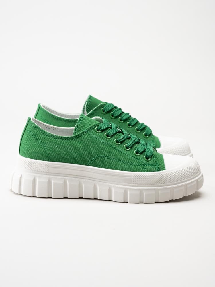 Duffy - Gröna sneakers i textil