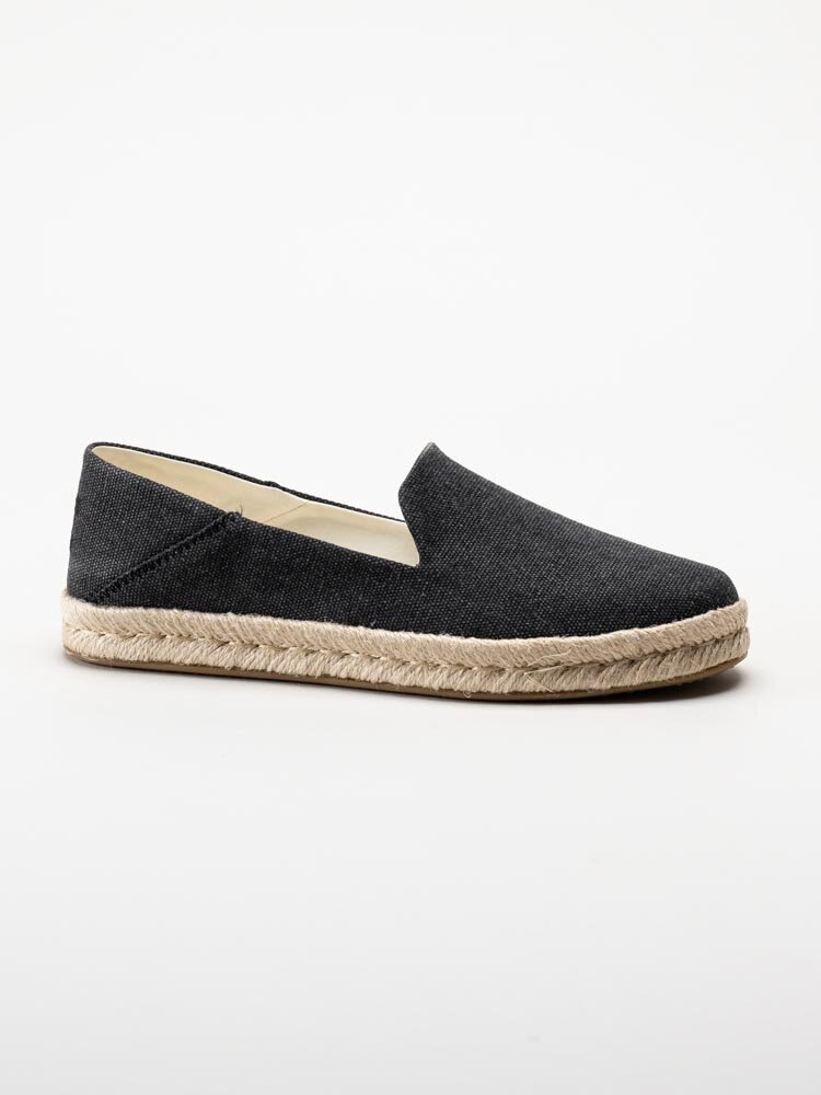 Toms - Santiago - Mörkgrå espadrillos i textil