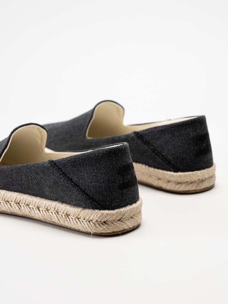 Toms - Santiago - Mörkgrå espadrillos i textil