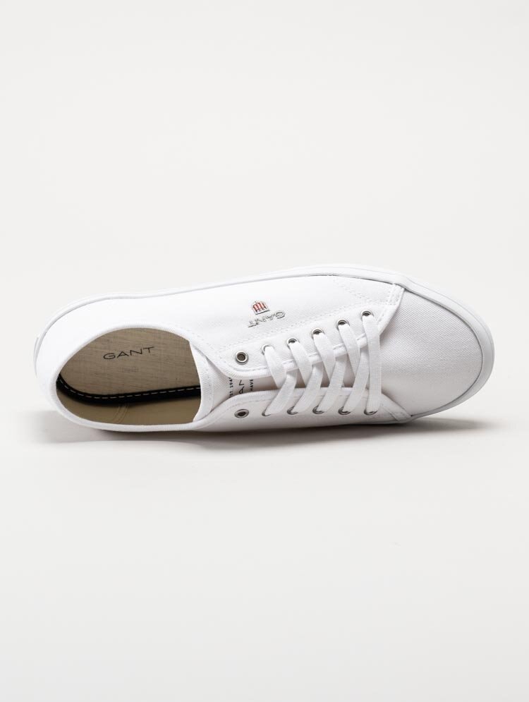 Gant Footwear - Pillox sneaker - Vita låga textilskor