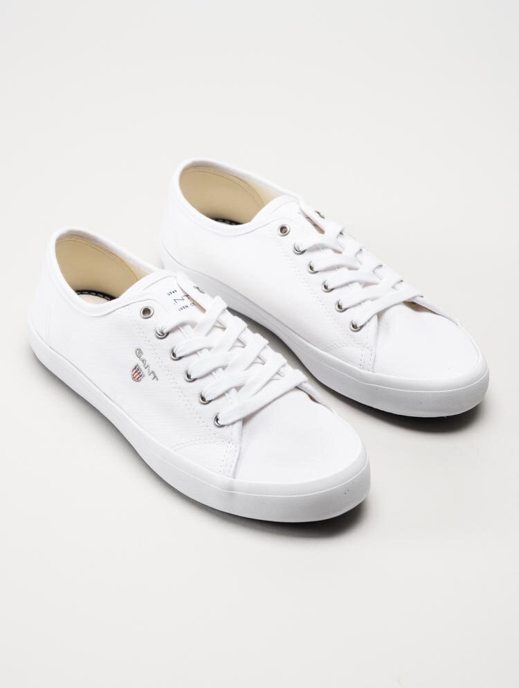 Gant Footwear - Pillox sneaker - Vita låga textilskor