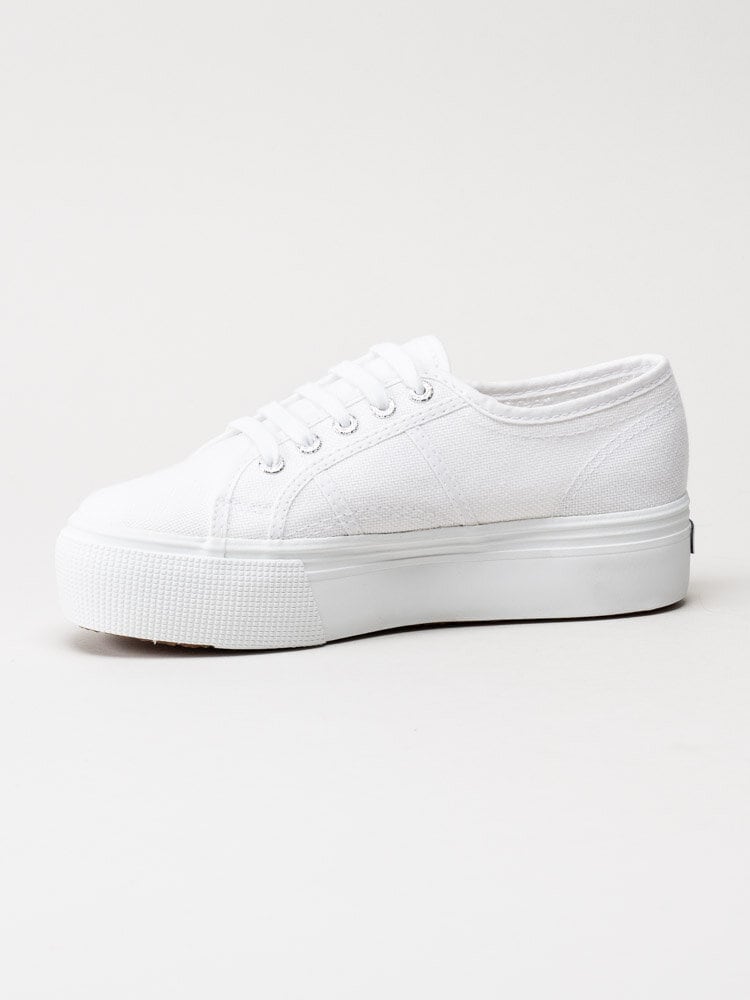 Superga - 2790 Platform - Vita platåsneakers i textil