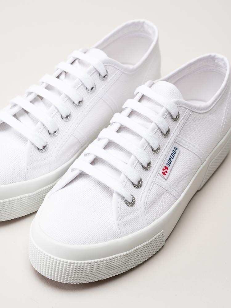 Superga - 2740 Platform - Vita platåsneakers i textil