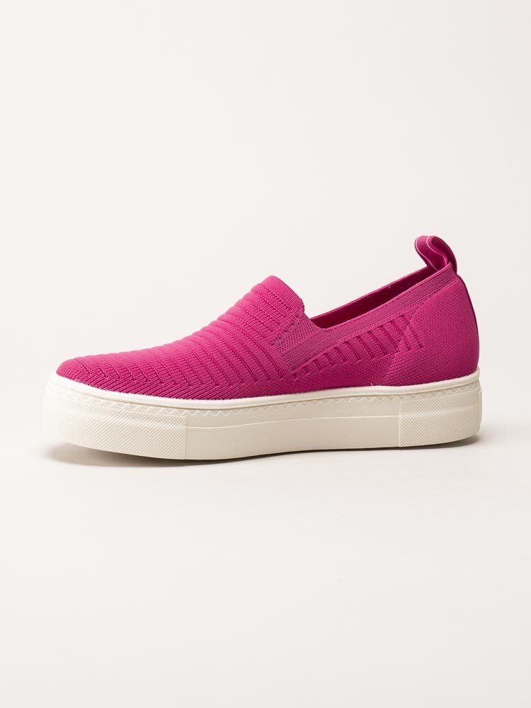 Tamaris - Rosa slip on textilskor