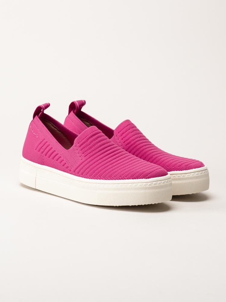 Tamaris - Rosa slip on textilskor