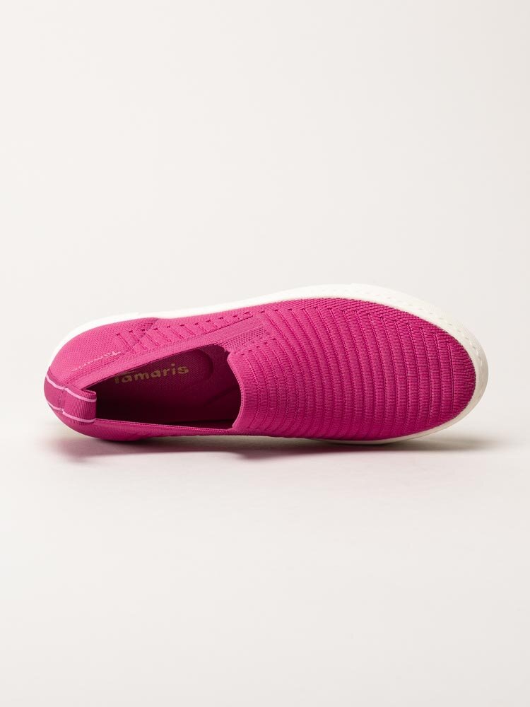 Tamaris - Rosa slip on textilskor