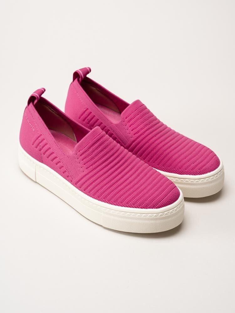 Tamaris - Rosa slip on textilskor