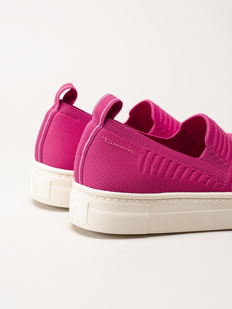 Tamaris - Rosa slip on textilskor