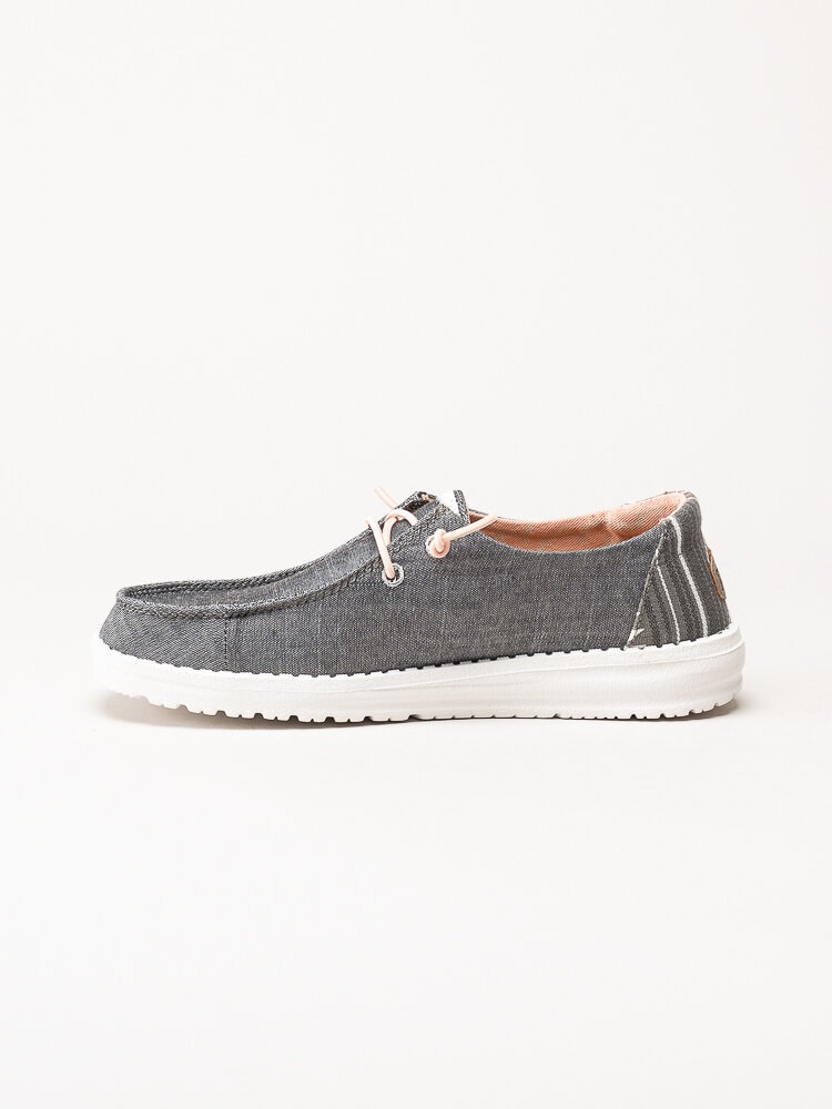 Hey Dude - Wendy Boho - Grå slip on skor i textil