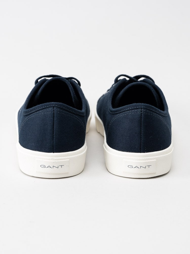Gant Footwear - Billox low lace - Marinblå textilskor med logga