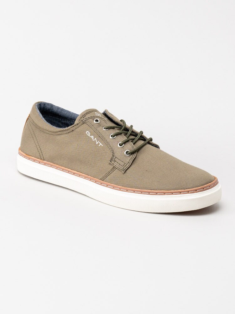 Gant Footwear - Prepville low lace s - Olivgröna textilskor