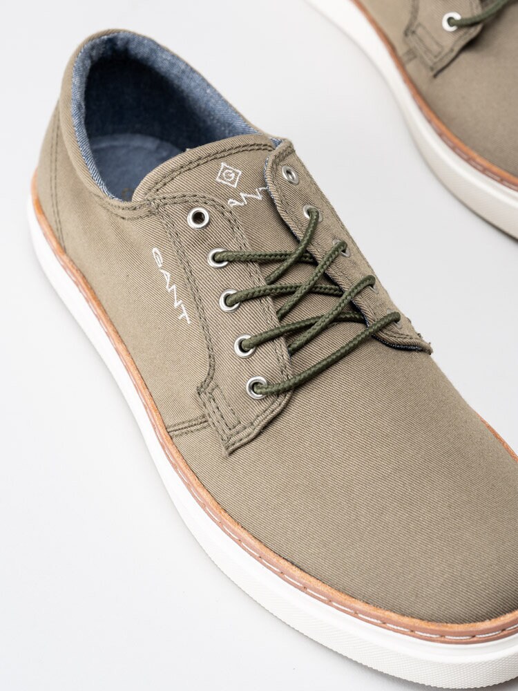 Gant Footwear - Prepville low lace s - Olivgröna textilskor