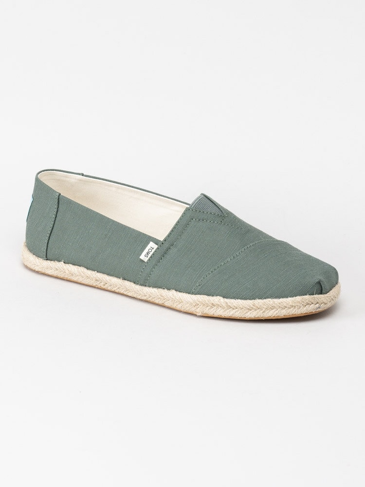 Toms - Alpargata Rope - Gröna espadrillos i textil