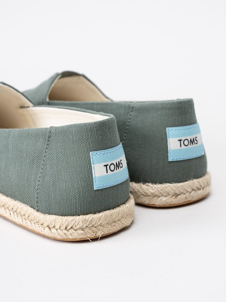 Toms - Alpargata Rope - Gröna espadrillos i textil