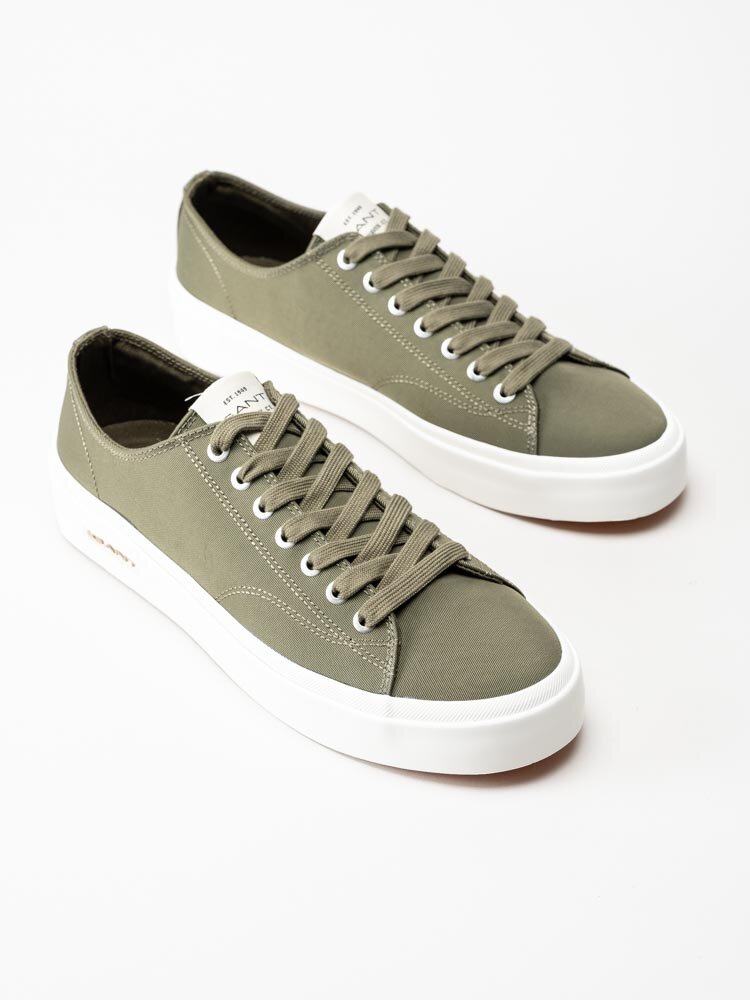 Gant Footwear - Prepbro sneaker - Gröna låga tygskor