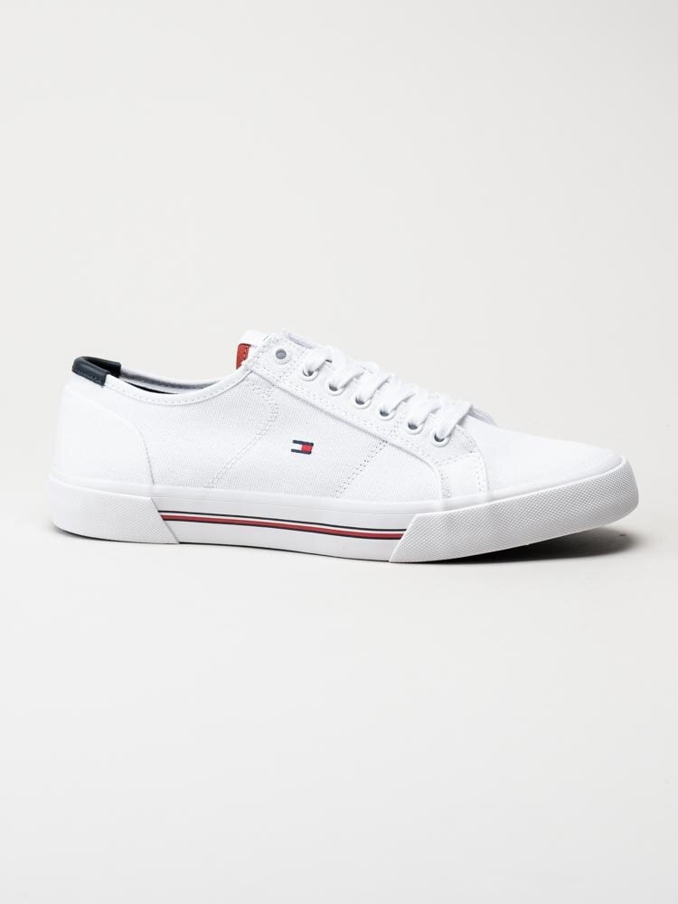 Tommy Hilfiger - Core Corporate Canvas Vulc - Vita sneakers i textil